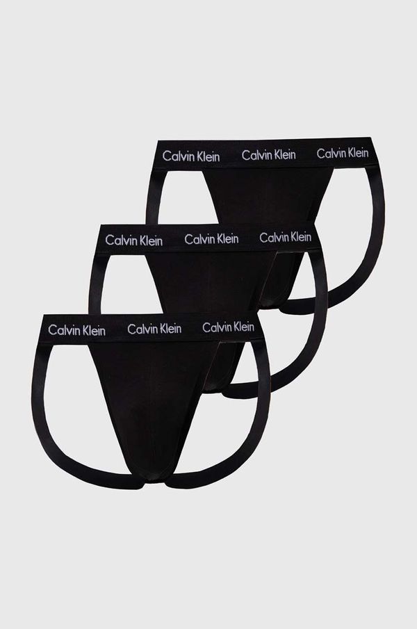 Calvin Klein Underwear Ščitnik za mednožje Calvin Klein Underwear 3-pack črna barva, 000NB3363A
