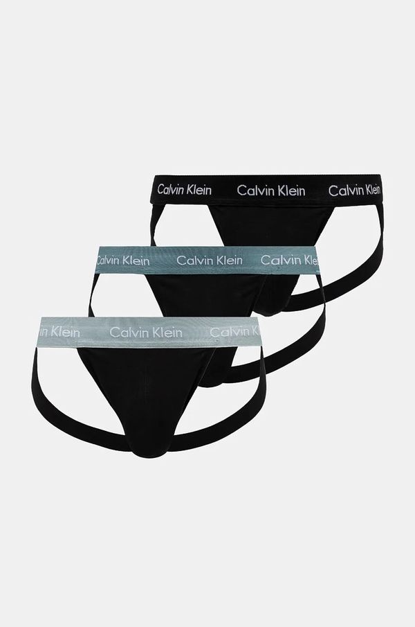 Calvin Klein Underwear Ščitnik za mednožje Calvin Klein Underwear 3-pack črna barva, 000NB3363A