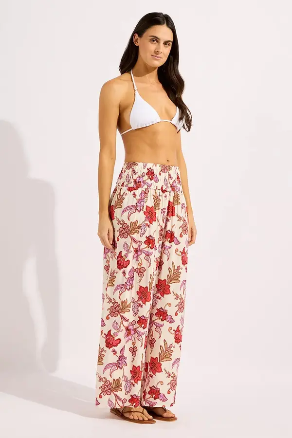 Seafolly Seafolly plažne hlače ženske Shirred Waist Wrap