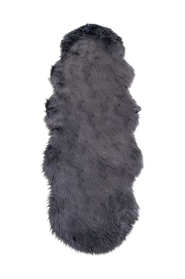 House Nordic Sedež House Nordic Lambskin Artificial siva barva