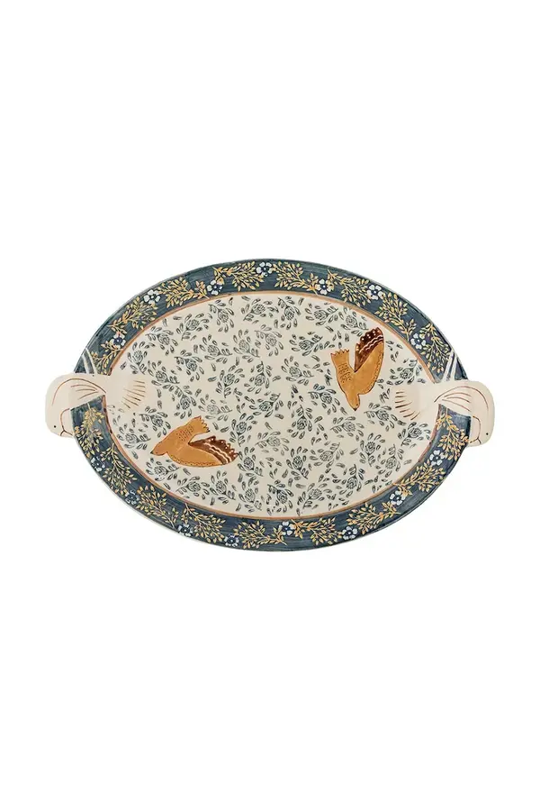 Bloomingville Servirni krožnik Bloomingville 34 x 3,5 x 25 cm