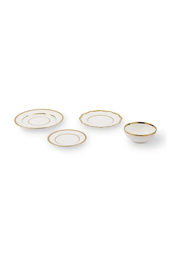 Pols Potten Set krožnikov in skled Pols Potten Golden Finds 4-pack