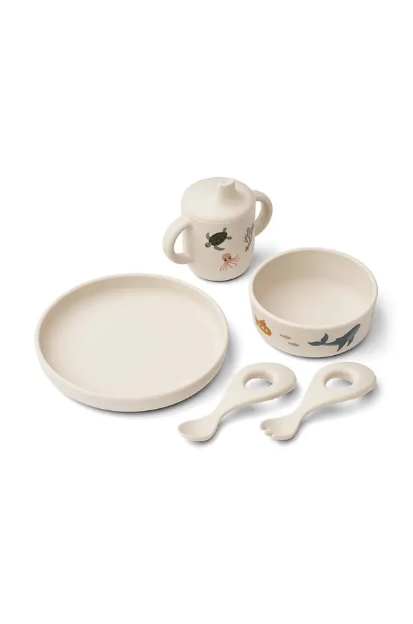 Liewood Set za dojenčka Liewood Ryle Printed Tableware Set