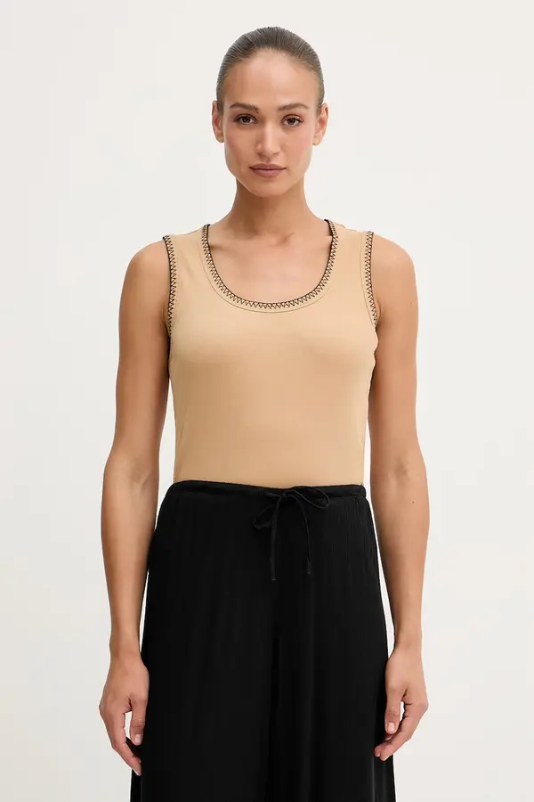 Sisley Sisley top ženski z bombažem