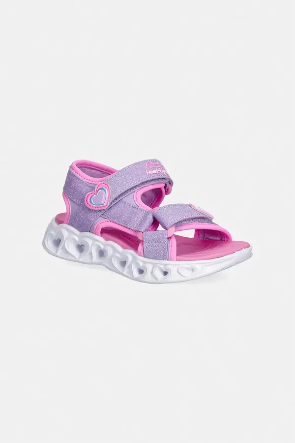 Skechers Skechers sandali otroški HEART LIGHTS SANDALS-SUGAR SP