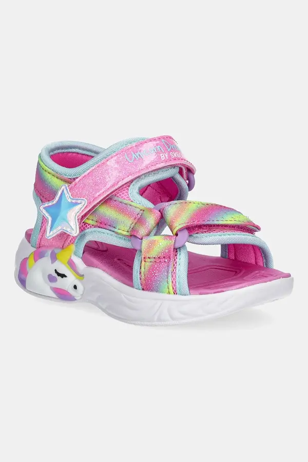 Skechers Skechers sandali otroški UNICORN DREAMS SANDAL- DREAMY