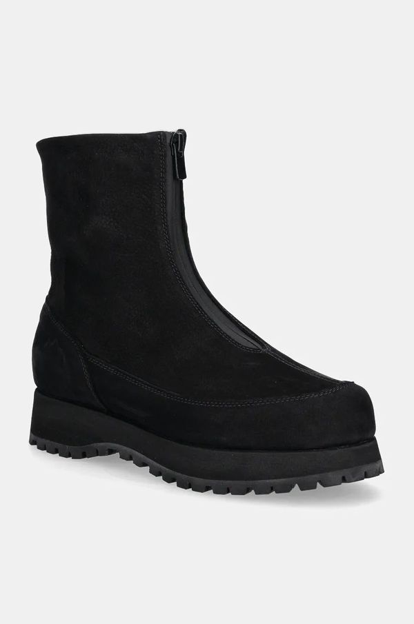 Diemme Škornji iz nubuka Diemme Este črna barva, DI23FWESW-M01N002BLK