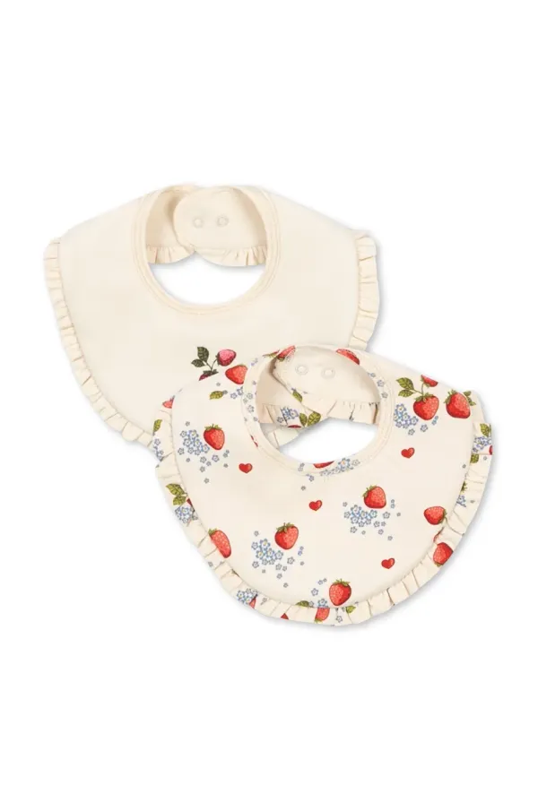 Konges Sløjd Slinček za dojenčka Konges Sløjd BASIC 2 PACK FRILL BIB 2-pack KS102250