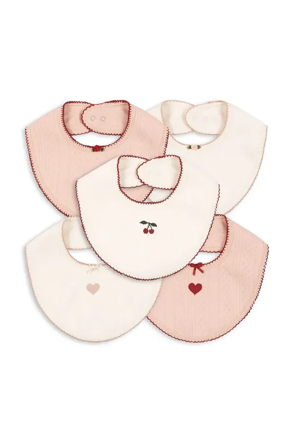 Konges Sløjd Slinček za dojenčka Konges Sløjd MINNA 5 PACK BIB 5-pack KS102815