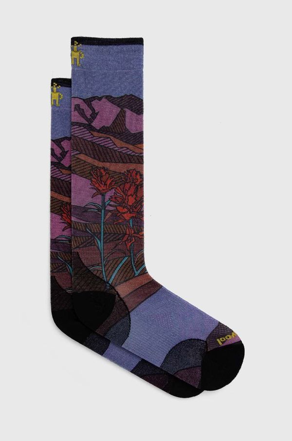 Smartwool Smučarske nogavice Smartwool Ski Zero Cushion Floral Field Print OTC