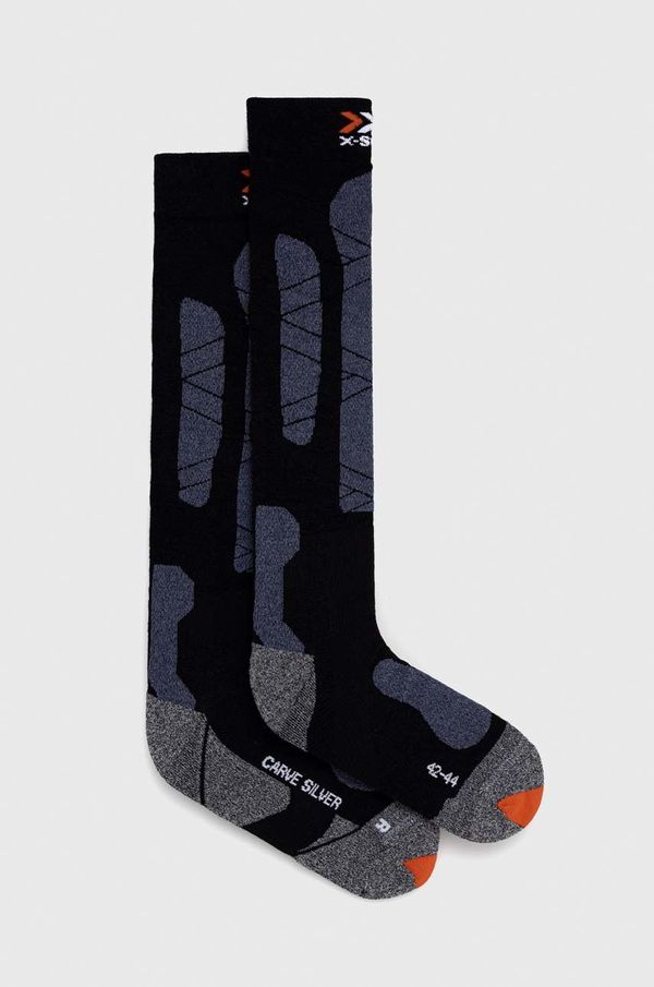 X-socks Smučarske nogavice X-Socks Carve Silver 4.0