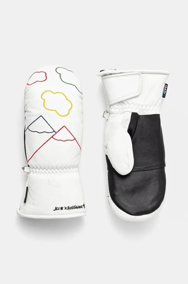 Rossignol Smučarske rokavice Rossignol Sublime Leather x JCC bela barva, RLNWG13