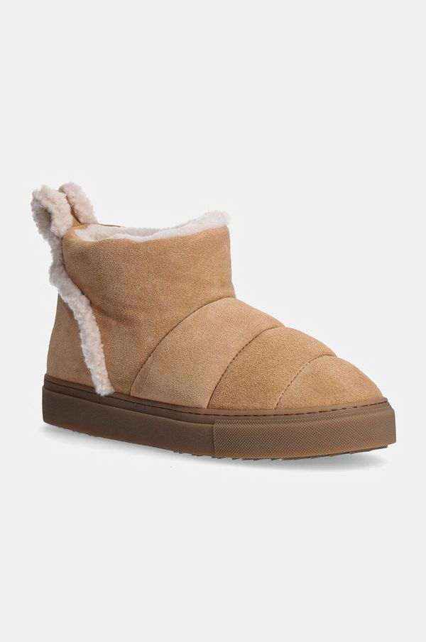 Inuikii Snežke Inuikii Shearling Slipin bež barva, 75202-010