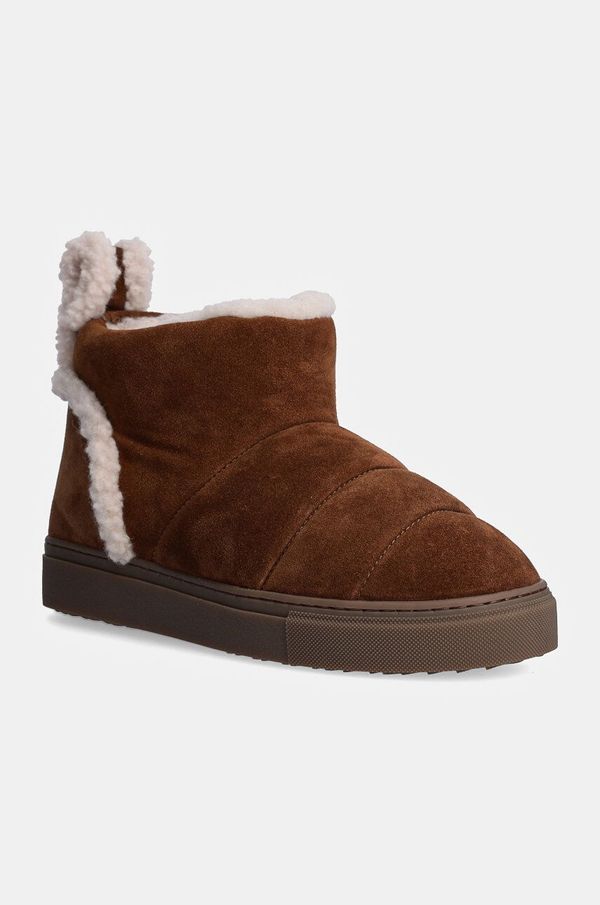 Inuikii Snežke Inuikii Shearling Slipin rjava barva, 75202-010