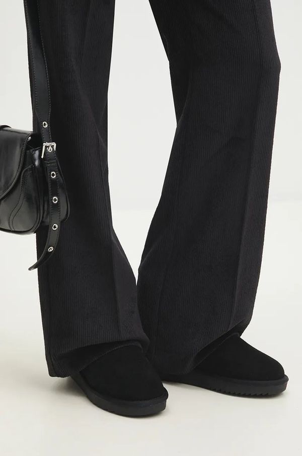 Answear Lab Snežke iz semiša Answear Lab črna barva