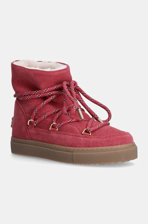 Inuikii Snežke iz semiša Inuikii Inuikii X Coccinelle Jacquard Lace roza barva, 75202-150