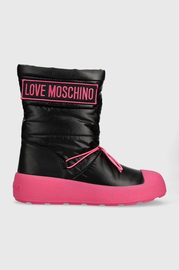 Love Moschino Snežke Love Moschino RACE50 črna barva, JA15855H0HIN000C
