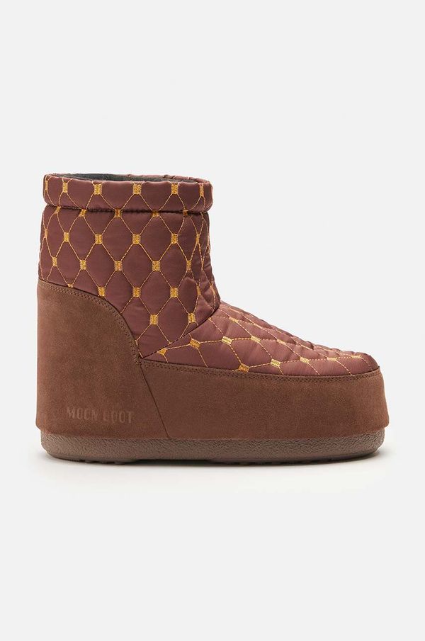 Moon Boot Snežke Moon Boot Icon Low Nolace Quilted rjava barva, 14094800.002