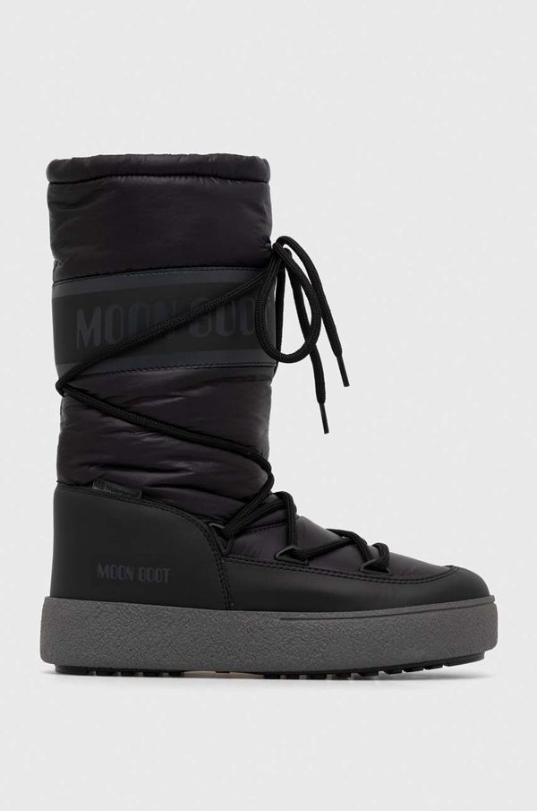 Moon Boot Snežke Moon Boot LTRACK HIGH NYLON WP črna barva, 24500700.001