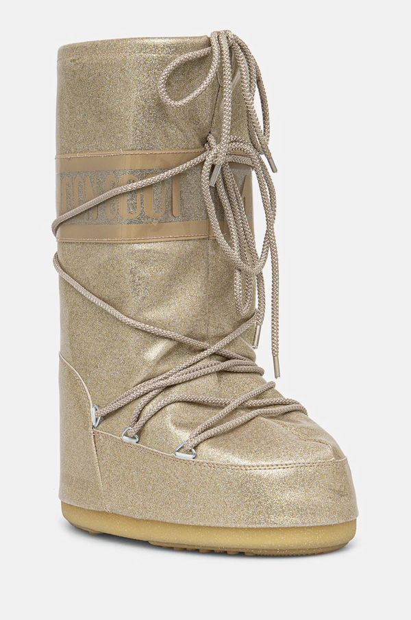 Moon Boot Snežke Moon Boot MB ICON GLITTER zlata barva, 80D1402850 B002
