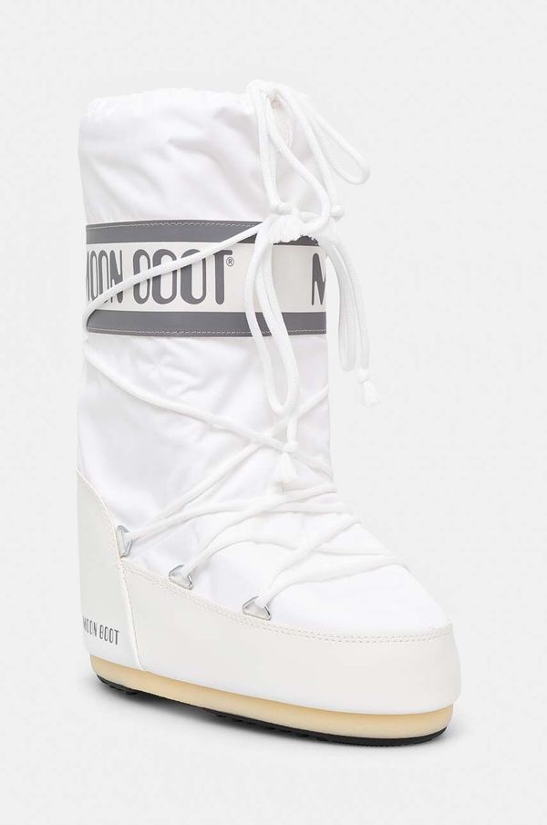Moon Boot Snežke Moon Boot MB ICON NYLON bela barva, 80D1400440 A001