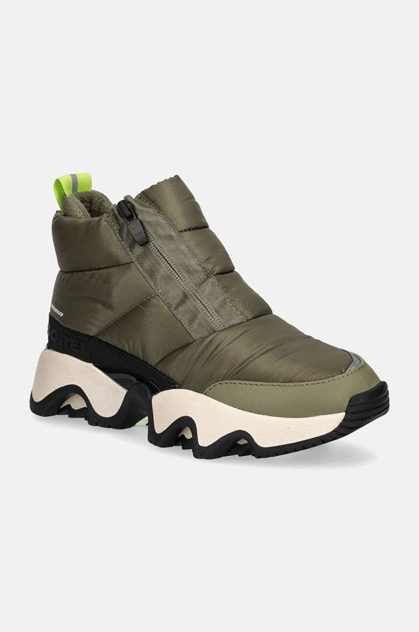 Sorel Snežke Sorel KINETIC IMPACT PUFFY ZIP zelena barva, 2058681397
