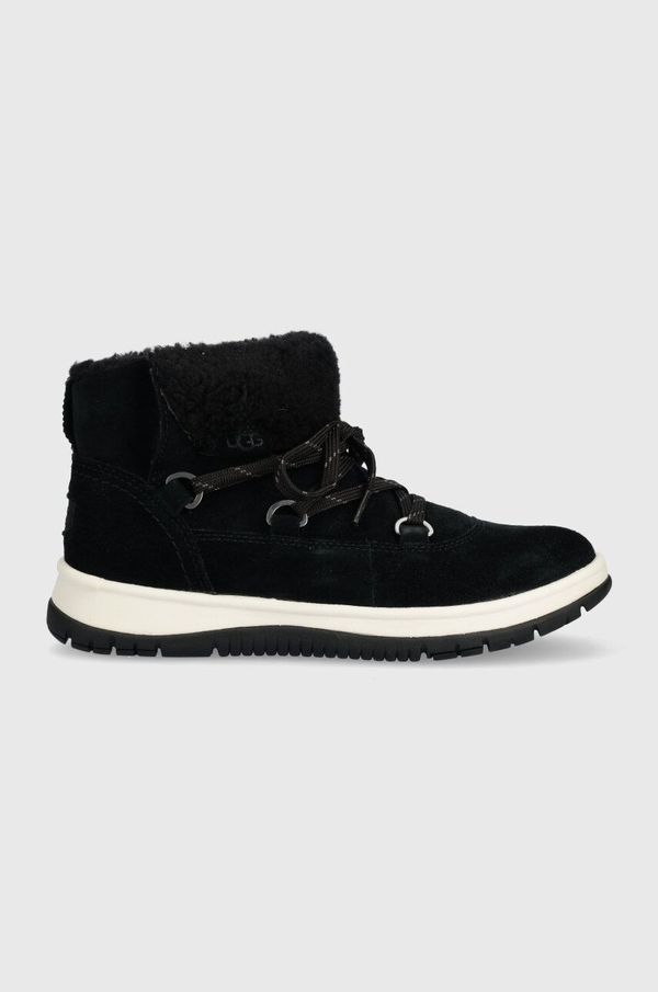 Ugg Snežke UGG Lakesider Heritage Lace črna barva, 1143836