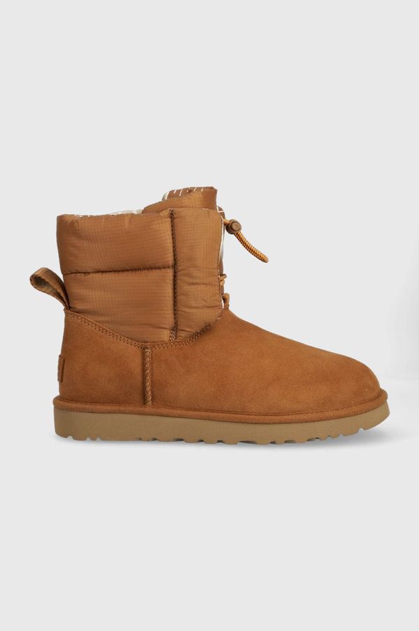 Ugg Snežke UGG W Classic Maxi Toggle rjava barva