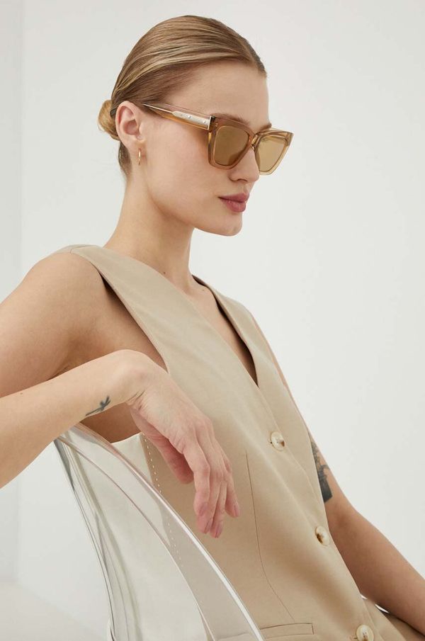AllSaints Sončna očala AllSaints ženski, bež barva