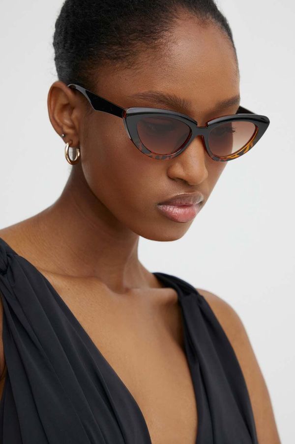 Answear Lab Sončna očala Answear Lab ženski, rjava barva