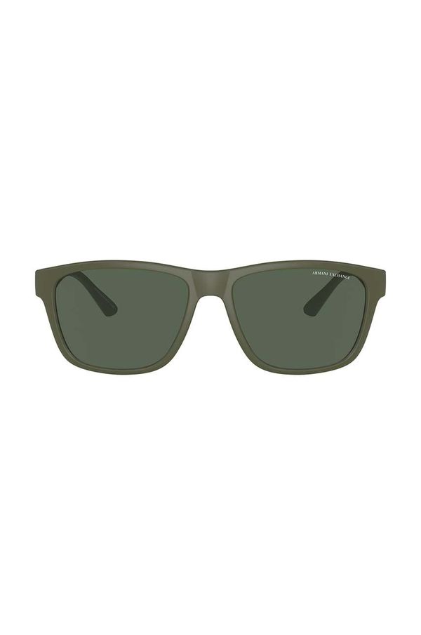 Armani Exchange Sončna očala Armani Exchange moški, zelena barva