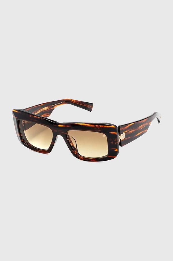Balmain Sončna očala Balmain ENVIE rjava barva, BPS-140B
