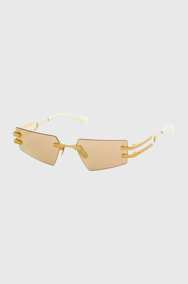 Balmain Sončna očala Balmain FIXE zlata barva, BPS-123D