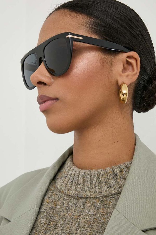 Boss Sončna očala BOSS ženski, črna barva