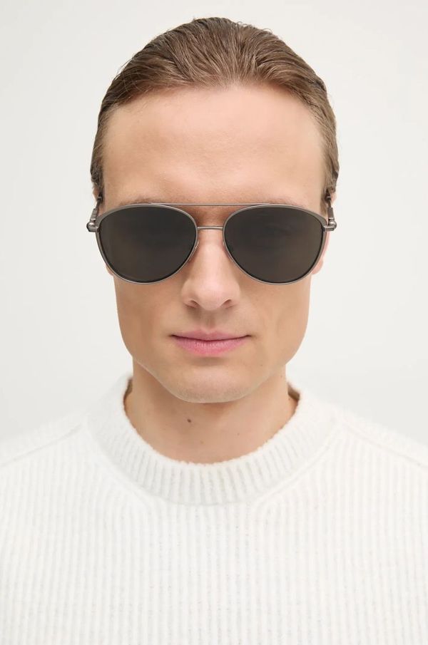 Burberry Sončna očala Burberry moška, siva barva, 0BE3157