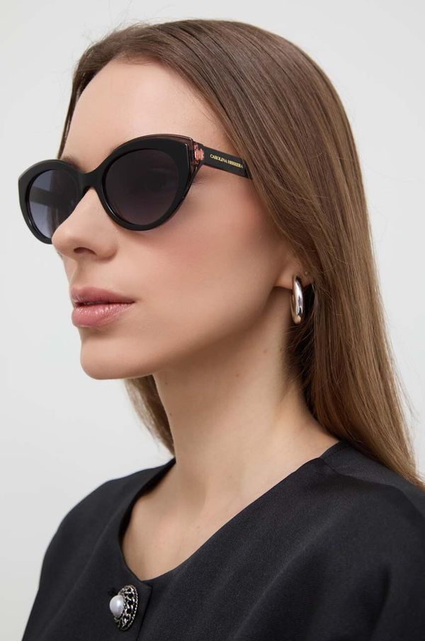 Carolina Herrera Sončna očala Carolina Herrera ženski, črna barva