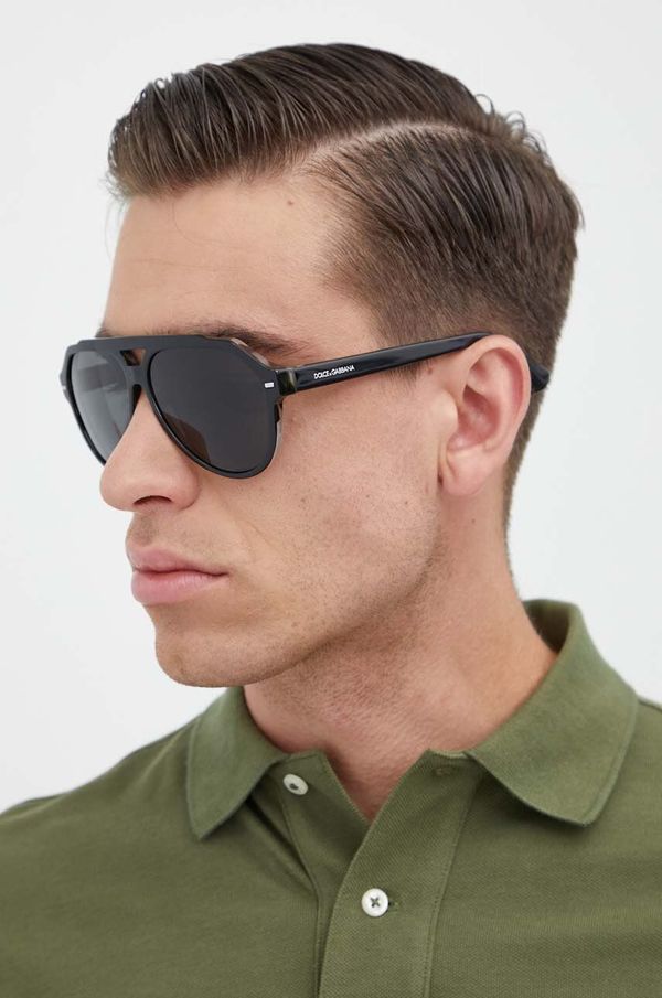 Dolce & Gabbana Sončna očala Dolce & Gabbana moška, črna barva, 0DG4452