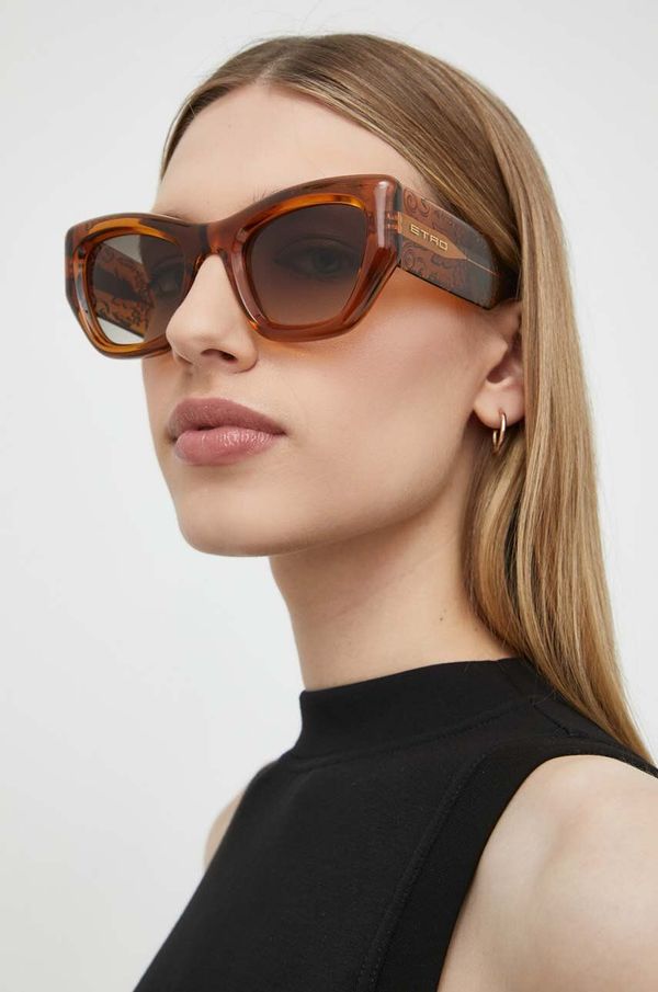 Etro Sončna očala Etro ženski, oranžna barva