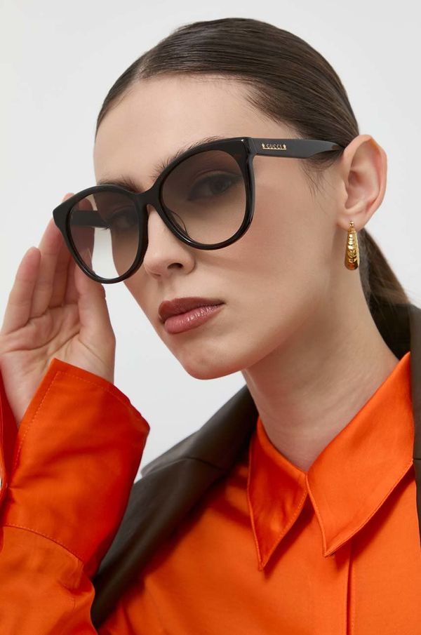 Gucci Sončna očala Gucci GG1171SK ženska, rjava barva