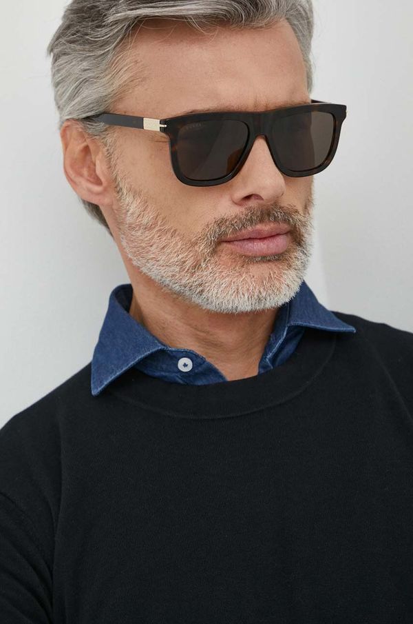 Gucci Sončna očala Gucci moška, črna barva, GG1502S