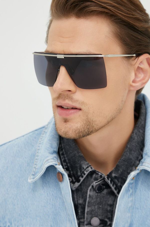 Gucci Sončna očala Gucci moški, srebrna barva