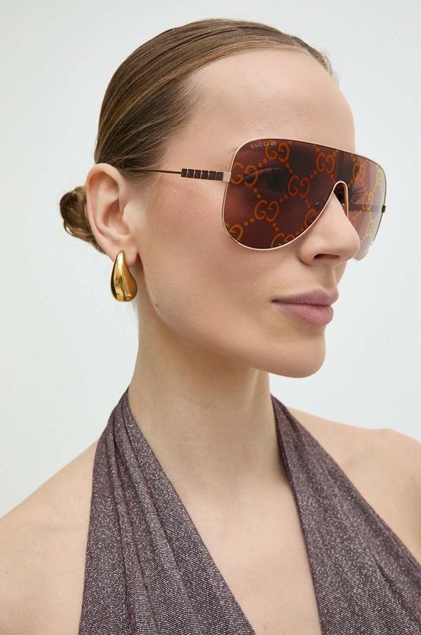 Gucci Sončna očala Gucci ženska, rdeča barva, GG1436S