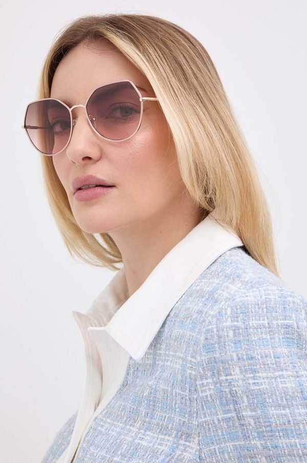 Guess Sončna očala Guess ženska, roza barva, GU7867_5832F