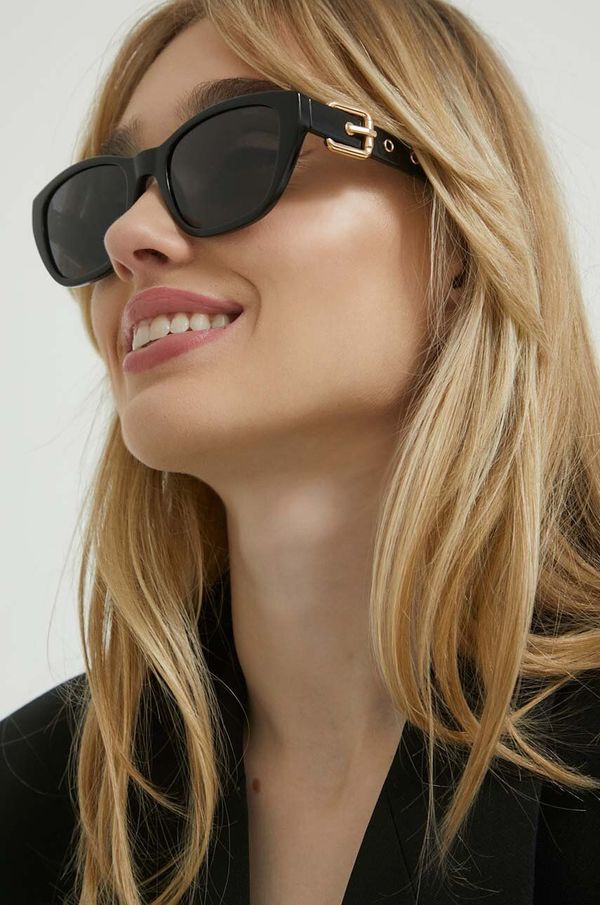 Moschino Sončna očala Moschino ženski, črna barva