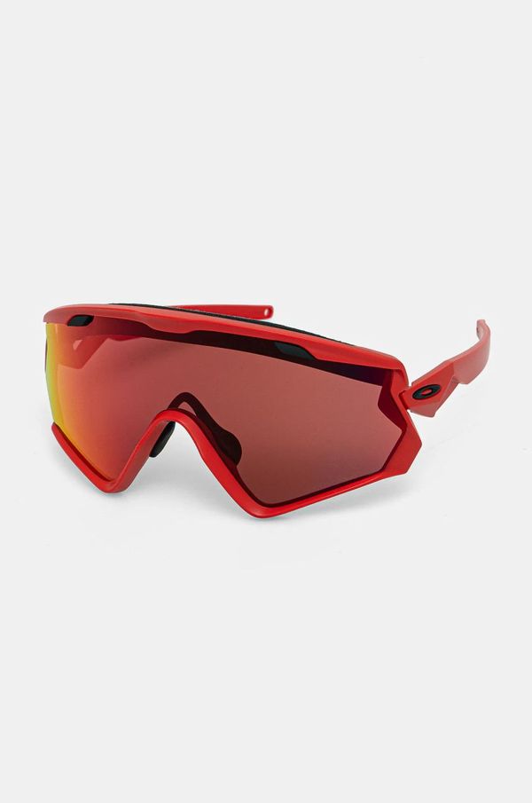 Oakley Sončna očala Oakley Wind Jacket 2.0 rdeča barva, OO9418