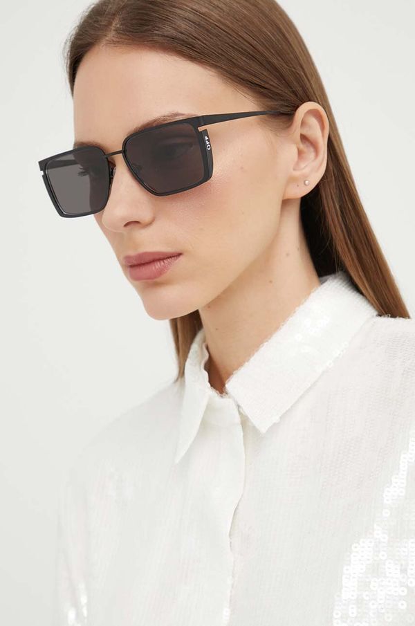 Off-White Sončna očala Off-White ženska, črna barva, OERI121_561007