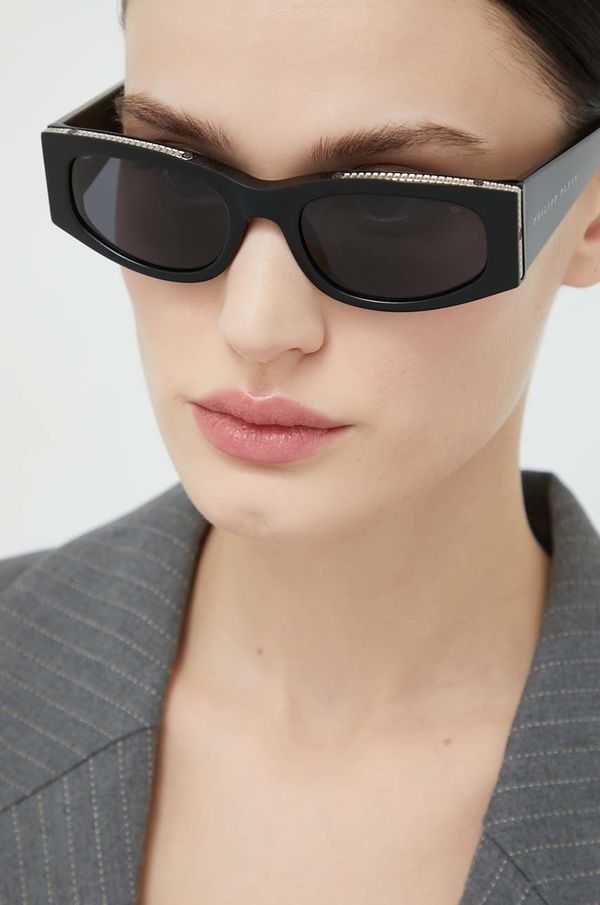 Philipp Plein Sončna očala Philipp Plein ženski, črna barva
