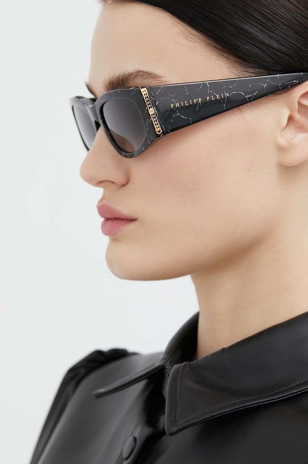 Philipp Plein Sončna očala Philipp Plein žensko, črna barva