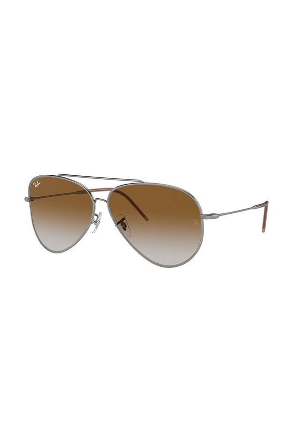 Ray-Ban Sončna očala Ray-Ban AVIATOR REVERSE srebrna barva, 0RBR0101S