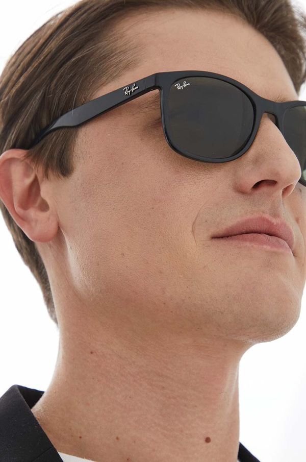 Ray-Ban Sončna očala Ray-Ban moška, črna barva